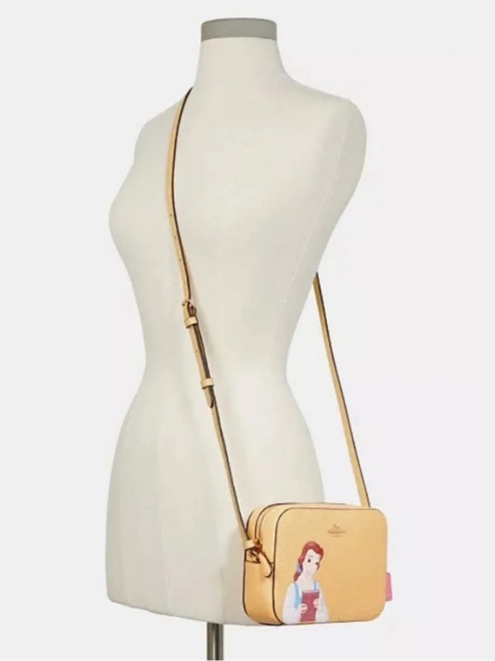 COACH × Disney Exclusive Princess Belle Limited Edition Camera Crossbody Bag